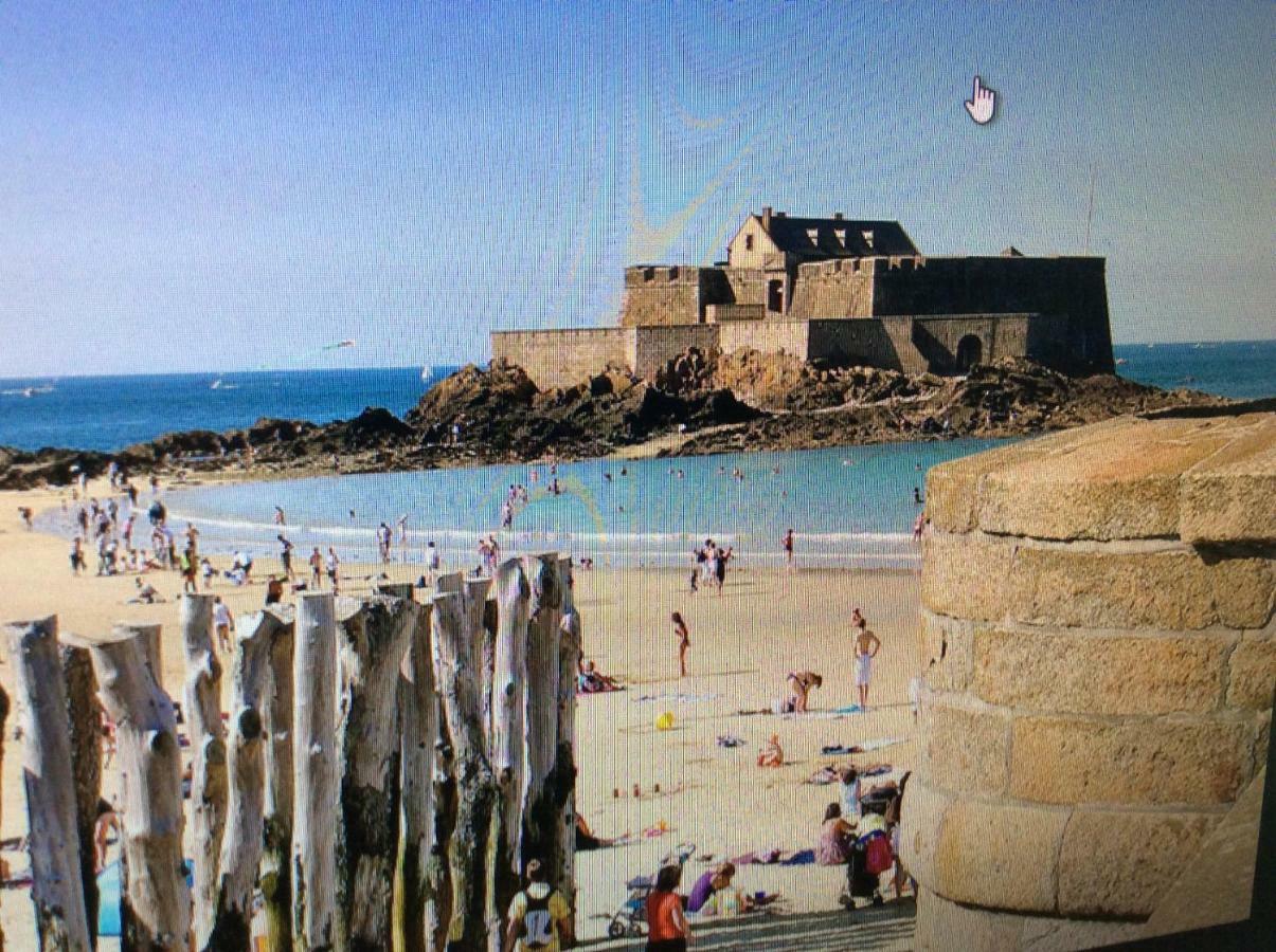 Le Dauphine 20M De La Plage Saint-Malo Exteriör bild